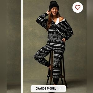 EUC Fabletics Cozy Fleece Hooded Onesie